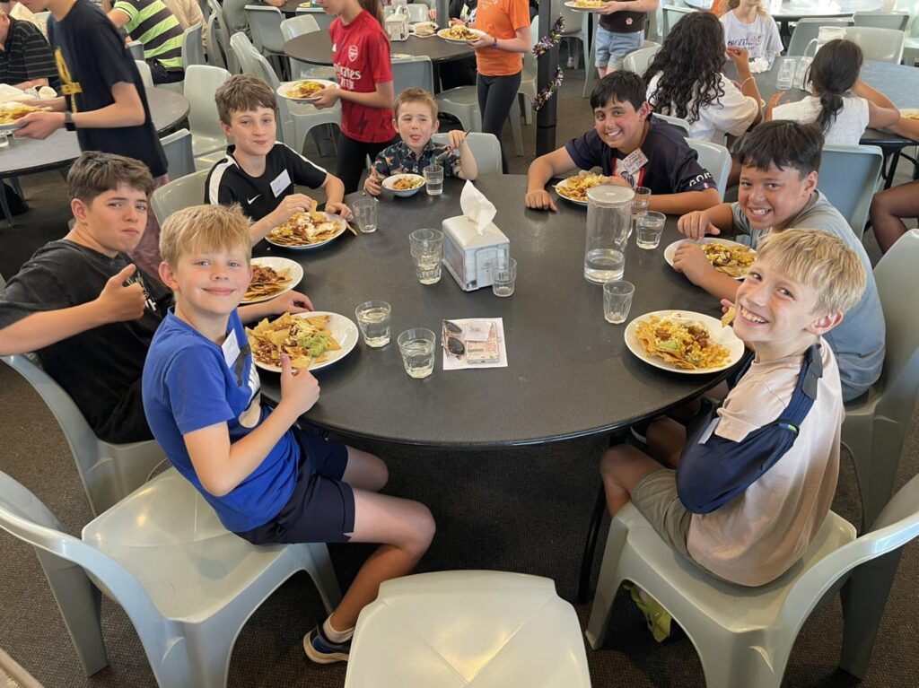 Yummy meals in dining room